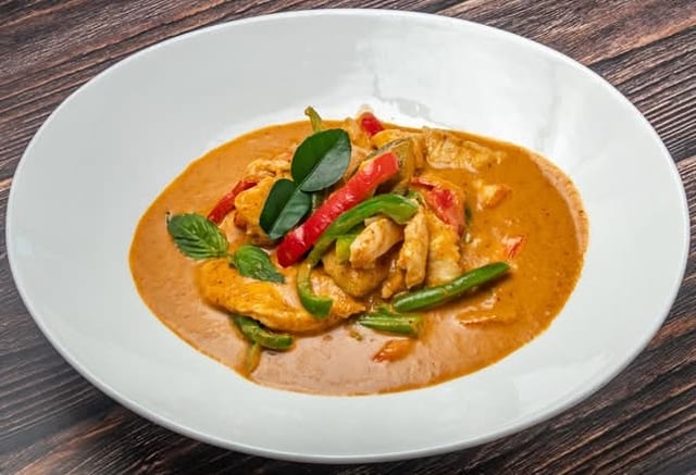 Side Panang Curry Sauce.